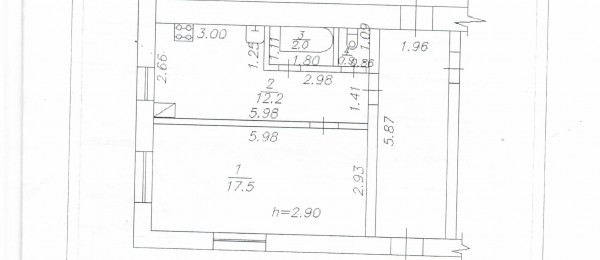 № 1098  Продается  1 комнатная квартира  п. Сенной, ул. Мира. Общая площадь 33 м2.